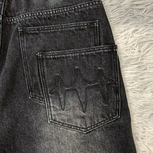 Pantalones Cortos de Mezclilla Transpirables Personalizados para Hombre, Diseño y Logotipo Personalizados de Alta Calidad, Diseño de Moda al por Mayor, Ropa de Verano para Hombre - Product Image 3