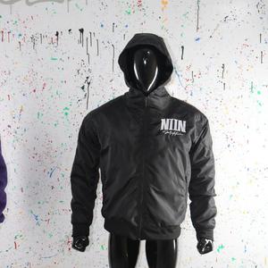 Custom Fashionable <b>Summer</b> Casual Half Zip up Hooded Windproof Windbreaker <b>Jacket</b> for <b>Men</b> URBAN PRODUCTIONS - Product Image 5