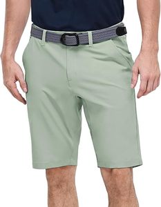 Shorts de golf pour hommes avec poche zippée discrète, poche pour tee, extensibles dans 4 directions, résistants à l'eau, UPF50, séchage rapide, taille élastique - Product Image 1