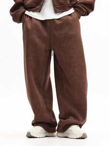 Conjunto Coordinado de Sudadera con Capucha y Pantalones de Chándal con Cremallera, Estilo Barrel Fit, Lavado, Personalizado, Streetwear, Tallas Grandes, Chándal Ligero de Poliéster/Nylon - Product Image 6