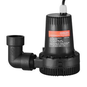 Sistema di Pompaggio Acqua per Seminterrato da 2000 GPH, 0.17 HP, con Adattatore 15V e Interruttore a Galleggiante, Monitoraggio 24 Ore su 24 - Product Image 4