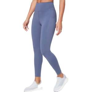 Leggings de sport sans couture pour femme, taille haute, imprimés, extensibles dans les quatre sens (Spandex/Nylon), avec poches, vente en gros OEM à bon prix - Product Image 3