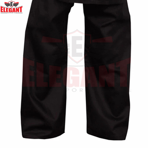 Ensemble de Kimono de Karaté Noir Confortable et Imprimé en Tissu Premium, en Polyester et Coton de Qualité Supérieure pour Arts Martiaux - Product Image 4