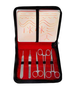 Reusable Medical Surgical <b>Suture</b> Practice Pad <b>Kit</b> with Manual Instruments and Stainless Steel Tools - Product Image 6