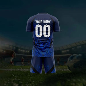 Uniformes de Fútbol Personalizados con Nombre y Diseño Digital, Sublimación, Rayas, Uniformes de Fútbol para Equipos - Product Image 5