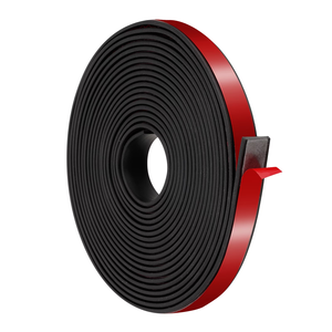 Joint d'étanchéité en mousse de caoutchouc EPDM extrudé, bande auto-adhésive en éponge, demi-rond, flexible, anti-poussière, pour porte - Product Image 3