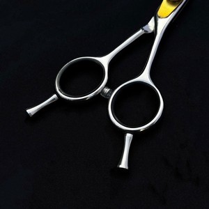 Ciseaux de coiffure professionnels en acier inoxydable de 6 pouces, droits, tranchants, plaqués titane - Product Image 4