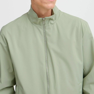 <b>Men</b> <b>Lightweight</b> Bomber <b>Jacket</b> Full Zip Casual Outerwear Ribbed Collar Cuffs Long Sleeve Street Fashion <b>Jacket</b> Soft Lining - Product Image 3