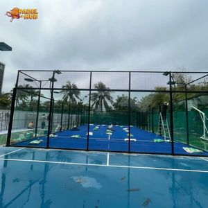 Pista de Pádel Panorámica Phuoc Thinh para Interiores y Exteriores, Cristal Templado de 12 mm, Instalación Deportiva, Venta al por Mayor Global - Product Image 5