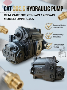 Pompe hydraulique principale 209-5419 pour <span class=keywords><strong>mini</strong></span>-excavatrice Caterpillar 302.5, ensemble de pompe à engrenages Casappa DVP11-04S5 - Product Image 2