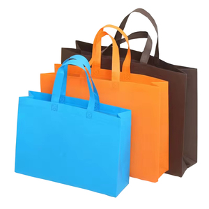 Sac d'épicerie réutilisable écologique pliant au détail de style tissu non tissé pliant - Product Image 3