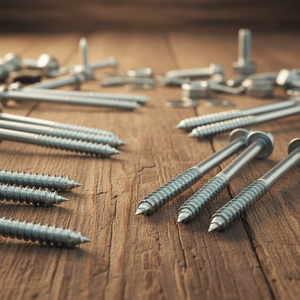 Class 4.8 & 6.8 Zinc Plated Carbon Steel Hex Head Partial Thread Lag <b>Screws</b> M6-M12 Metric/Inch PDC - Product Image 1