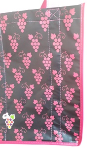 ที่เก็บไวน์6ขวดพร้อมถุงผ้า PP ลายตัวหนังสือดีไซน์ตามสั่ง KD-0462 - Product Image 2