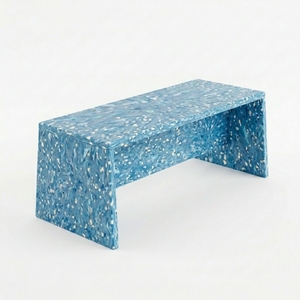 Banco de Jardín Moderno, Impermeable, de Plástico Reciclado, Ecológico, Sostenible y Duradero, de 2 Plazas, para Exteriores y Patios, 4GoodThings - Product Image 1