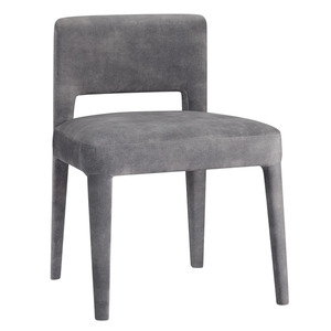 Chaise de salle à manger moderne en velours rembourrée pour hôtel, chaise d'appoint en tissu pour restaurant, café, hôtel - Product Image 1