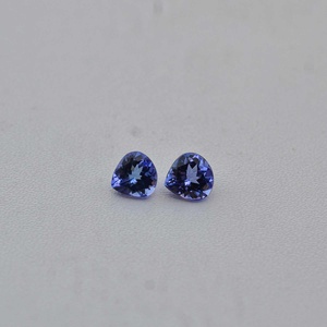 Lupa Natural de 6mm, piedra preciosa cortada en corazón de tanzanita limpia, certificado IGI, piedras facetadas de tanzanita semipreciosa para la fabricación de joyas - Product Image 2