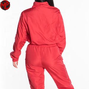 Conjunto de 2 Piezas de Chaqueta Cortavientos Ligera de Nailon para Mujer, Traje Cortavientos para Exteriores, Conjunto de Traje Cortavientos con Logotipo Personalizado, Chándales Impermeables para Mujer - Product Image 5