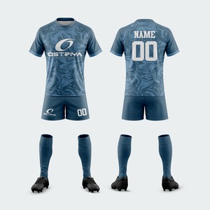 Breathable Unisex Rugby Uniform Set Adults Sportswear Short Team Jersey Sublimated Custom Logo Number Quick Dry Plus Size - Product Image 6