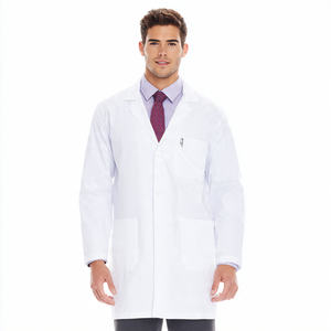 Bata de laboratorio de calidad premium para médicos y enfermeras de hospital, bata de laboratorio personalizada - Product Image 1