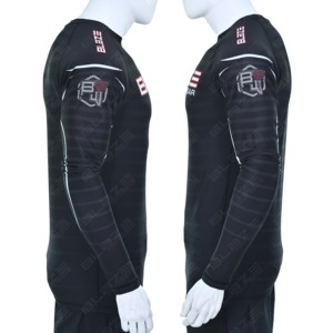 ออกแบบโลโก้ของคุณเองบนเสื้อรัดกล้ามเนื้อแขนยาวสำหรับ MMA, BJJ และกีฬาอื่นๆ สำหรับผู้ชาย - Product Image 3