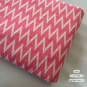 Tissu en coton léger, confortable et doux, idéal pour la confection de kurtis, de robes, de vêtements décontractés et d'ensembles ethniques élégants - Product Image 2