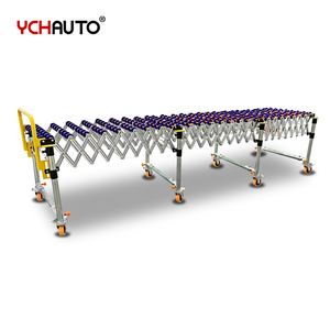 Skate Wheels Conveyor Unloading Box Flexible Roller Conveyor Non Power Running Freely <strong>Rotation</strong> for Manufacturer - Product Image 3