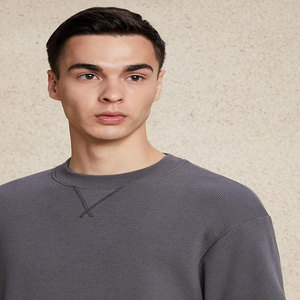 Custom Logo Box Tee Shirt 240GSM Oversize Blank <b>Cropped</b> <b>Top</b> TShirt Heavyweight Cotton Drop Shoulder Boxy Fit T-Shirt for <b>Men</b> - Product Image 1