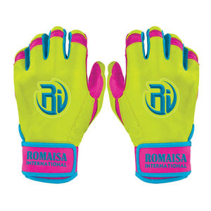 Professional <b>Games</b> Baseball Batting Gloves Guantes De Bateo OEM Service Leather Softball Batting Gloves Long Cuff High Quality - Product Image 2