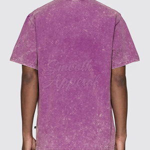 Camiseta con Efecto Desgastado, 100% Algodón, Diseño Moderno Urbano, Secado Rápido, Ligera, Textura Desgastada, Perfecta para Uso Casual, a la Moda - Product Image 3