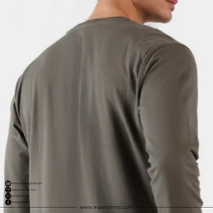 T-shirt à manches longues en jersey 100% coton de qualité supérieure, logo personnalisé imprimé, t-shirt de sport surdimensionné de haute qualité pour hommes, OEM - Product Image 6