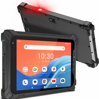 Tablet Android Tangguh 10.1 Inci IP65 PC Industri MediaTek Layar Kecerahan Tinggi 700nits Baterai Dapat Dilepas Tablet yang Diperkuat