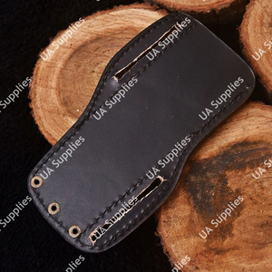 Étui de couteau vintage Western Pancake en cuir fait main sur mesure, pour port horizontal, étui de ceinture pour couteau pliant, chasse, EDC - Product Image 3