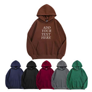 Sudadera con Capucha de Manga Larga para Hombre y Mujer, Personalizada con Logotipo, Color Sólido, Estilo Deportivo - Product Image 3