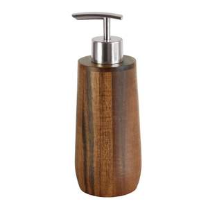 Articles de décoration de salle de bain design, ensemble de distributeurs en bois blanc artisanal, accessoires de salle de bain et de toilettes - Product Image 6