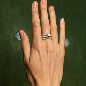 Anillo de Eternidad de Diamantes en Oro de 18K de Lujo, Corte Brillante Redondo, Joyería de Boda Unisex - Product Image 2
