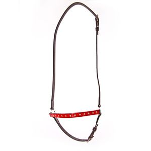 Muserolle en cuir verni véritable léger de qualité supérieure pour l'équitation Produits de chevaux islandais noirs avec muserolle en cuir noir - Product Image 5