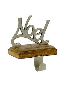Metal House Shaped <b>Christmas</b> <b>Stocking</b> Holders Gold Decorative Hooks for Holiday Display - Product Image 2