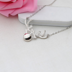 Collier en argent S925 pour femmes, pendentif en perle 9-10 mm, ensemble avec chaîne, accessoires de bijoux DIY, semi-fini, 365 - Product Image 3