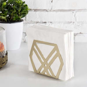 ที่วางผ้าเช็ดปากโลหะในดีไซน์หรูหราทันสมัยพร้อมพื้นผิวที่เพรียวบางเหมาะสำหรับการรับประทานอาหารของโรงแรมและการตกแต่งโต๊ะ - Product Image 6