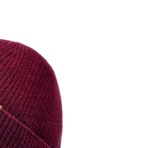 Hat Solid Color Casual <b>Winter</b> <b>Cap</b> 100% Acrylic Computer Knitted Ribbed Design Adult Size 56-58CM - Product Image 4