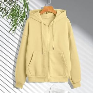 Unisex Zip Front Hoodie Sweatshirt Oversized <b>Extra</b> <b>Large</b> Custom Logo <b>Print</b> Plain Color Design Soft Warm Durable Casual Wear - Product Image 1