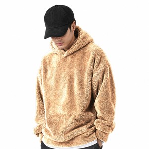 Vente en gros de sweats à capuche en polaire pelucheuse 350 GSM, sweats doux, vêtements d'hiver en polaire, streetwear pour les propriétaires de boutiques - Product Image 5