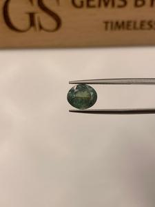 Alexandrite Pierre précieuse en vrac, taille ovale, vert-bleu-violet, facettée, pierre de collection rare, bijoux fins, changement de couleur naturel - Product Image 1