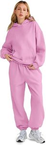 Conjunto de Sudadera con Capucha Oversize y Pantalones de Chándal de Forro Polar Premium para Mujer, Conjunto Deportivo de Sudadera con Capucha y Pantalones de Chándal para Mujer - Product Image 2