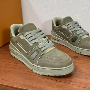 Zapatillas Deportivas Retro Nuevas para Hombre y Mujer, Zapatillas de Skate Casuales, Malla de Cuero Genuino, Flexibles, de Alta Calidad y Lujo - Product Image 1