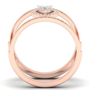 Anillo de compromiso REYES de diseño personalizado en oro de 14K con diamante de corte brillante de 0.82 quilates cultivado en laboratorio CVD para mujer, joyería fina de alta calidad. - Product Image 4