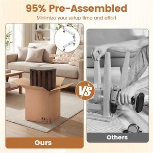 4-Piece Nesting Bar <b>Stools</b> Set with Lockable Rolling Base Solid Rubber Wood Extra Seating Walnut-Stackable <b>Dining</b> <b>Stools</b> - Product Image 6