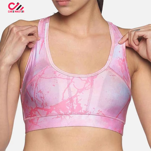 Sujetador Deportivo Sin Costuras de Alta Sujeción con Diseño Sublimado y Logotipo Personalizado de Calidad Premium 2026 para Mujer - Product Image 5
