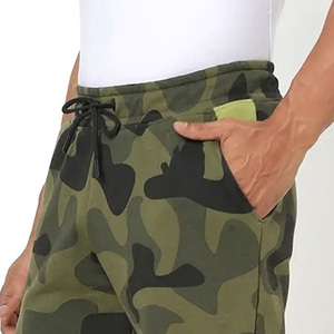 Pantalones Cortos Bermuda para Hombre, Cintura Media, Cierre con Cordón, Estilo Casual, Bolsillos, Tejido Transpirable, 100% Algodón, 220g, Liso - Product Image 3
