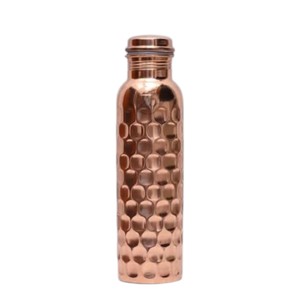 Handpainted Floral Printed Copper <b>Water</b> <b>Bottle</b> with Leakproof Cap for Wellness and Daily Hydration and Gifting - Product Image 6